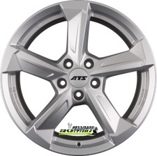 4x ATS AuvoraX polar-silber 8.5x19 ET56 - LK5/112 ML66.5 Felge Alu