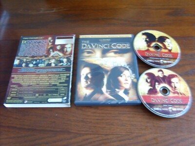 THE DaVINCI CODE (DVD,2006,WS)~2discs~TOM HANKS~AUDREY TAUTOU~JEAN RENO~IAN McKE