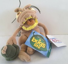 Walt Disney Store 8" MINI Bean Bag Plush P. T. FLEA From A BUGS LIFE W/Tags