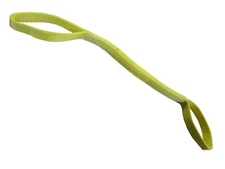 USA 1 x 8 FT Nylon Web Lifting Sling 2-Ply Eye & Eye Tow Strap 3200 lbs