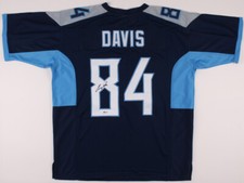 Corey Davis Signed Tennessee Titans Jersey (Beckett) 5th Overall Pk 2017 Draft 