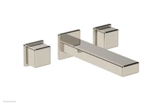 Phylrich 290-59/014 Mix Widespread Wall Tub Set Cube Handle POLISHED NICKEL New!