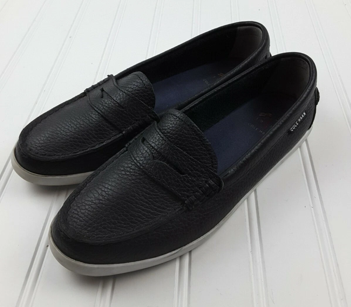 Cole Haan Women s 1928 Weekender Leather Penny Loafer Deck Shoe