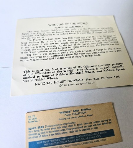 National Biscuit Company Trading Cards 1960 Wonders Of The World, Wildlife - Picture 5 of 10