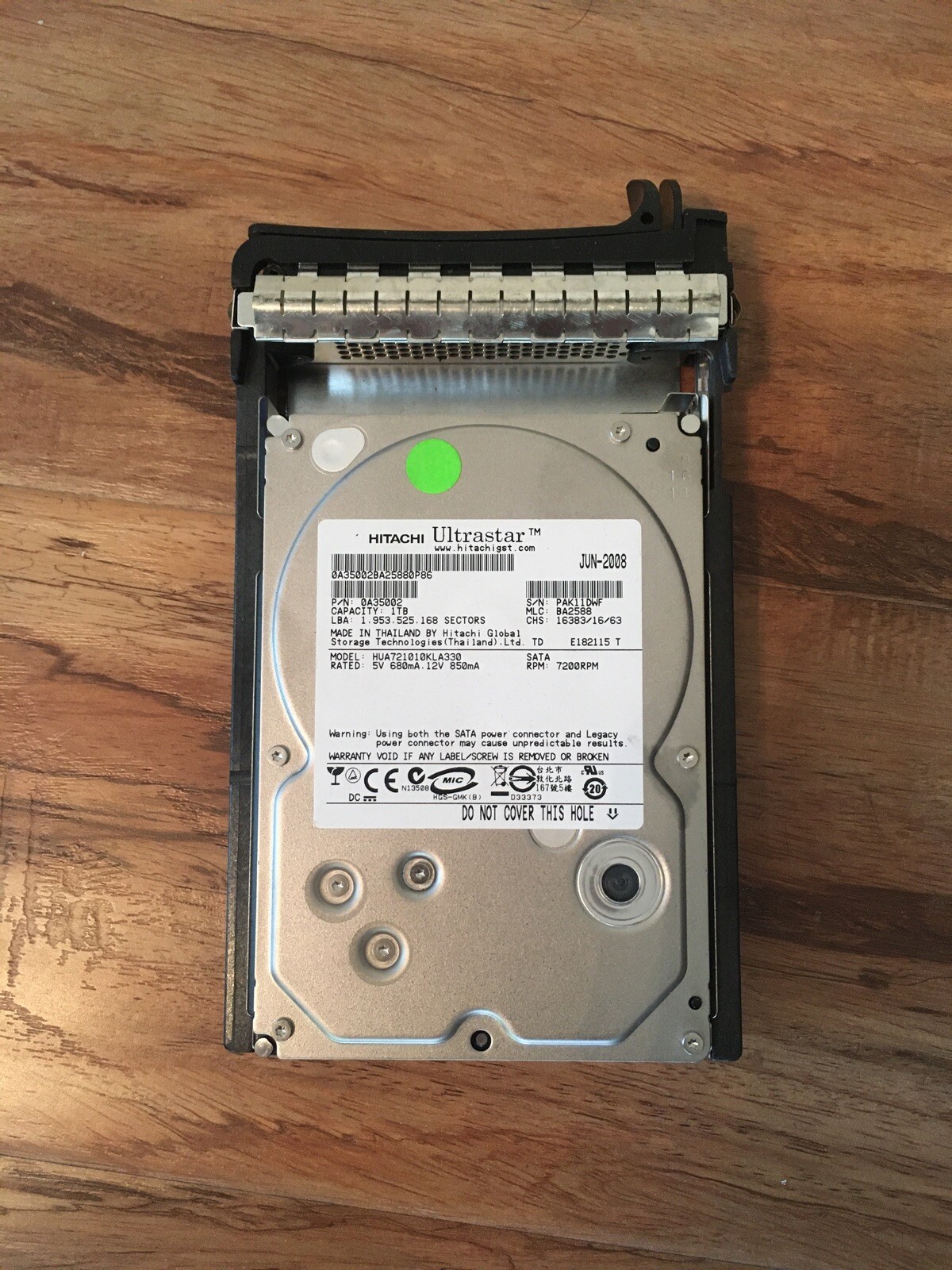 2tb Hdd Hitachi Ultrastar 2TB 7200RPM SATA 3.5