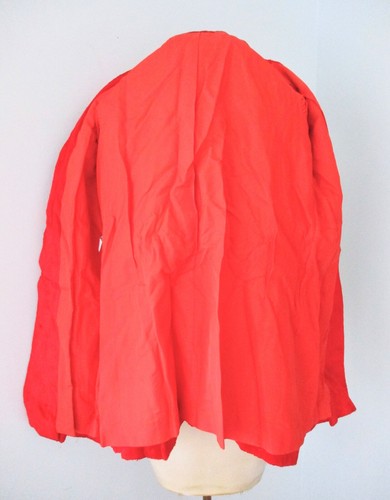 Vtg 60s 70s red velvet cord 3-pc vest jacket wide leg suit summer of love 12 - Picture 12 of 17