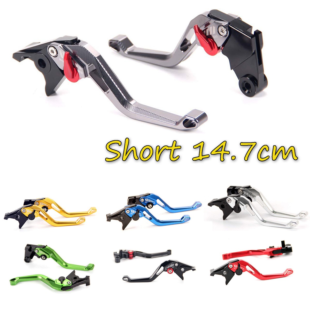 14.7cm Short Brake Clutch Levers For kawasaki ZX9R ZZR1200