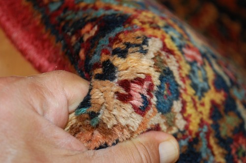AUTHENTIC KARASTAN MULTICOLOR PANEL KIRMAN PATTERN #717 RUG CARPET ,,2'6" x 4'3" - Picture 12 of 13