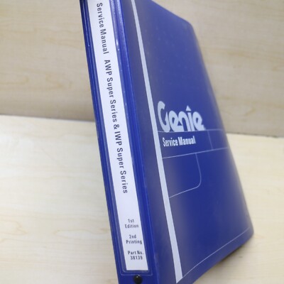GENIE AWP IWP Lift WORK PLATFORM Service Repair Shop Owner Manual maintenance