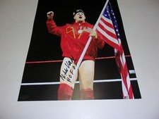 NIKOLAI VOLKOFF WRESTLING HOF 05,WWE RUSSIAN STAR #4 W/HOLO SIGNED 11X14 PHOTO