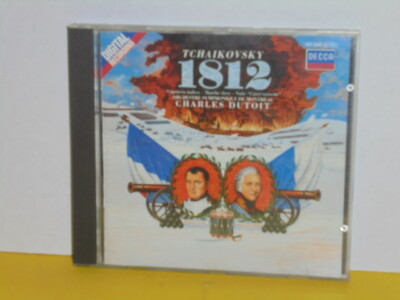 CD - TCHAIKOVSKY - 1812 OVERTURE OP. 49, CAPRICCIO ITALIEN OP. 45... - DUTOIT