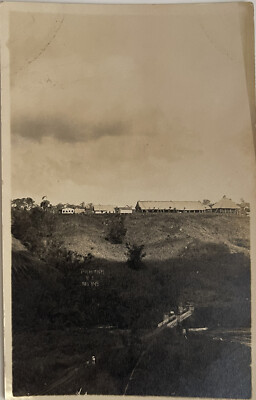 Pantar Bridge PHILIPPINES Saguiaran RPPC Antique Mindanao Photo Postcard