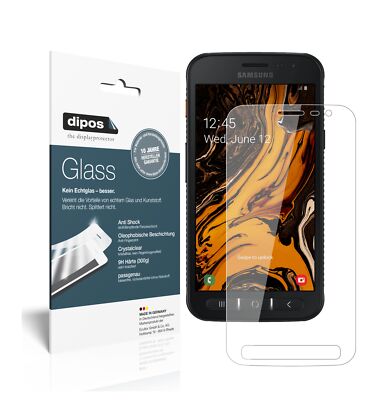 2x Schutzfolie für Samsung Galaxy Xcover 4S - Anti-Shock 9H Folie dipos Glass