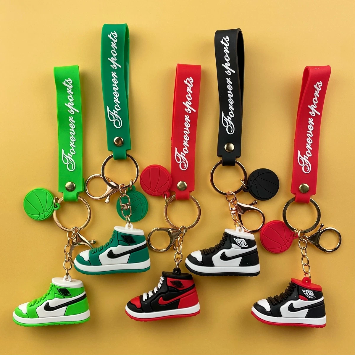 SNEAKR Keychain Louis Vuitton Nike Air Force 1 Low Red