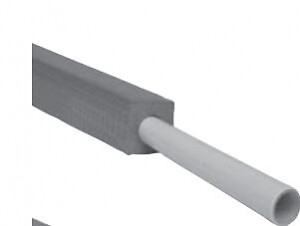 Roth Systemrohr Alu-Laserplus 17 mm mit Wärmedämmung asymetrisch 25 mm, 25 m lan