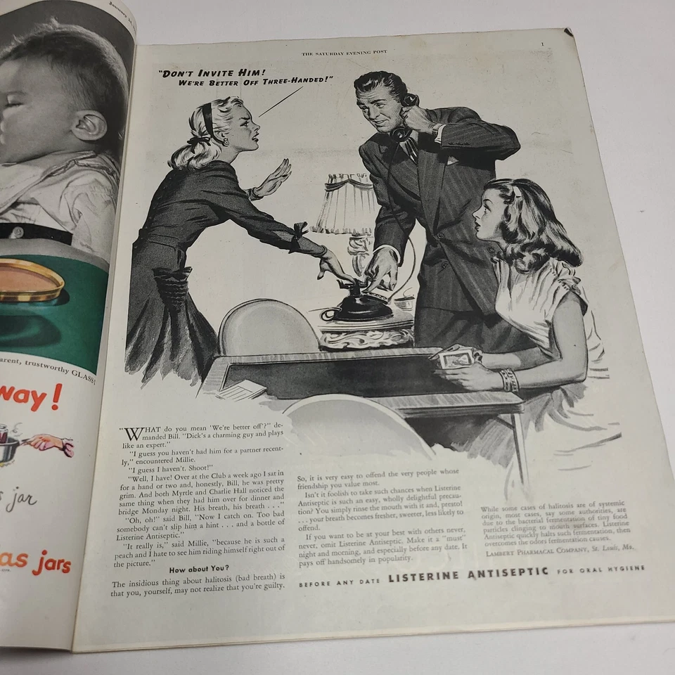 Norman Rockwell Saturday Evening Post Jan 1948 Complete  Foto 4 de 4