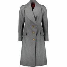 Vivienne Westwood Wool Cashmere Coat , It 42 / Uk 10 Rrp £960