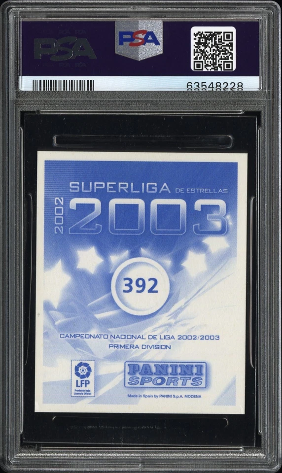 Andreas Iniesta True Rookie -2002 Panini Sports Superliga De Strellas PSA 5 - Image 2 of 4