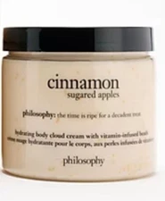 Philosophy CINNAMON SUGARED APPLES Hydrating Body Cloud Cream 16 oz