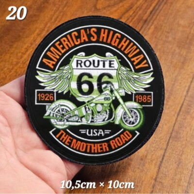 Toppa Da Stiro Route 66 - Per Giacca, Zaino O Jeans, Design Motociclistico - Foto 7