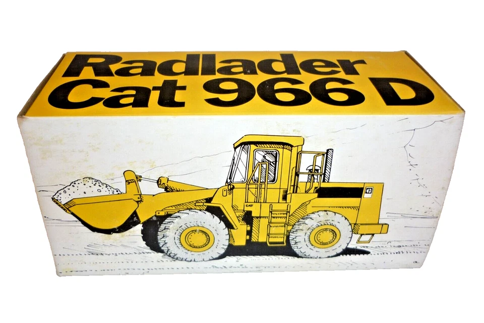 NZG Metallmodell Radlader 237 Caterpillar Cat 966 D Pacman 1:50 OVP Excavator