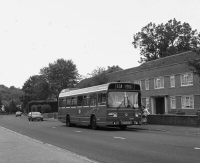 Bus Foto - Old Lodge Lane Busbahnhof Purley Surrey um 1990