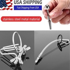 Stainless Steel Adultl Sounding Penis Dilator Sound Hollow Tube Enhancer