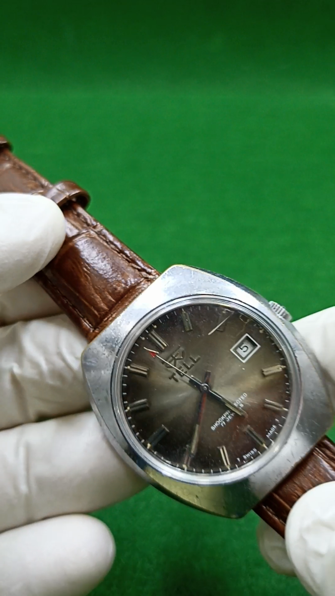TELL SHOCK PROTECTED watch 17 JEWELS Mechanical (Manual) | eBay