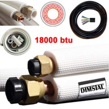 Tubo rame 18000 btu 5kW 3m/4m/5m linea refrigerante condizionatore 1/4"+1/2"