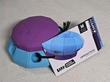 Bark Box Super Chewer Grrravitron Natural Rubber Treat Dispensing Dog Toy Medium