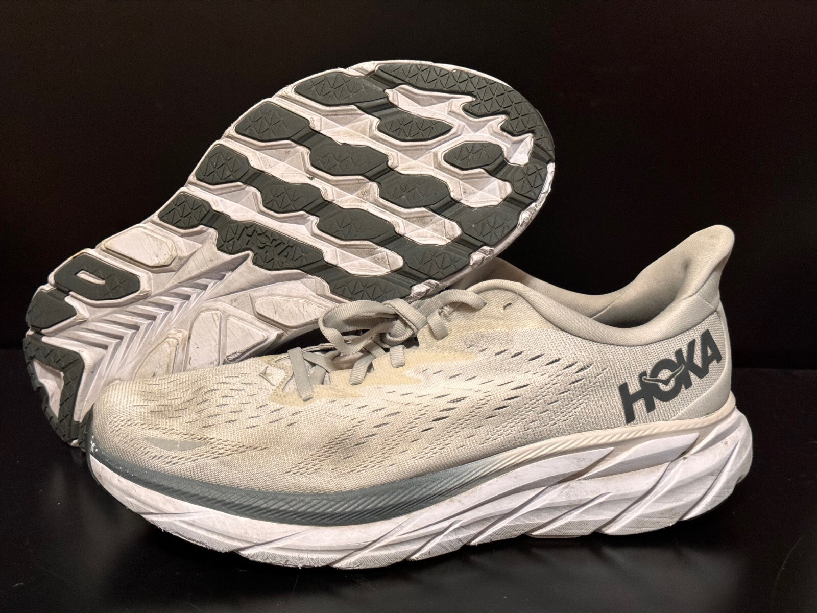 Hoka One One Clifton 8 Low Lunar Rock Nimbus Cloud US… Gem