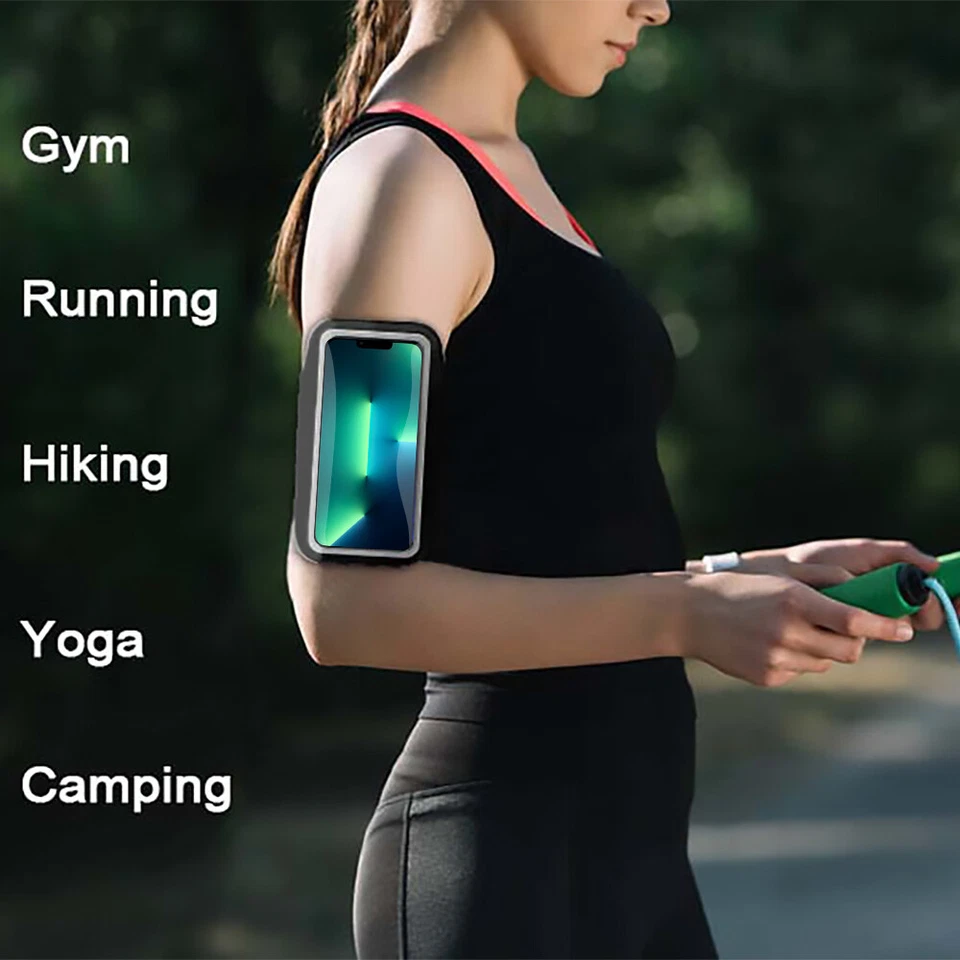 Funda con correa para brazo deportivo para correr para Samsung S23/S22, Plus/Ultra Foto 3 de 4