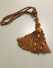 DOMUS embrasse SETA ferma raccogli tenda passamaneria lusso CAPPUCCINO cordone