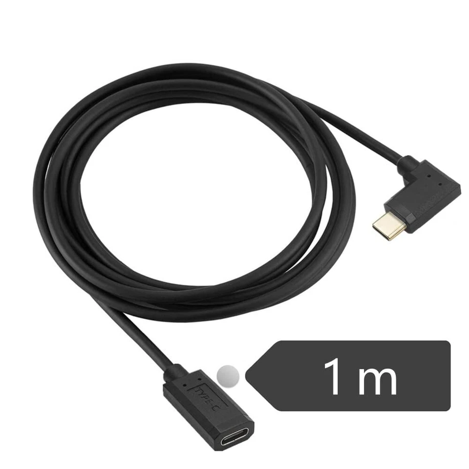 90 Degree USB C Extension Cable,Right Angle Type c 3.1 male to female. - Image 2 of 4