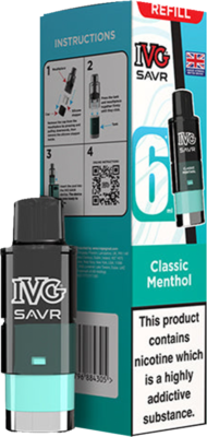 IVG Savr Pods Refill | Prefiled Replaceable Pods | 20mg | ECig | IVG Savr  Refill