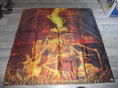 Sepultura XXL Flag Flagge Poster Thrash Death Metal Nailbomb Sarcofago