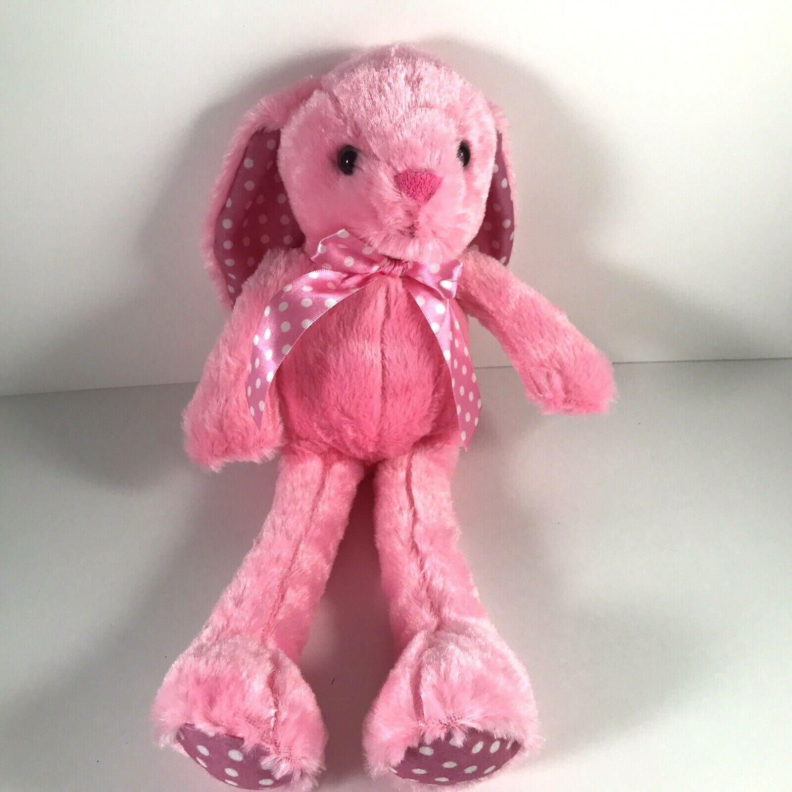 pink stuffed rabbit