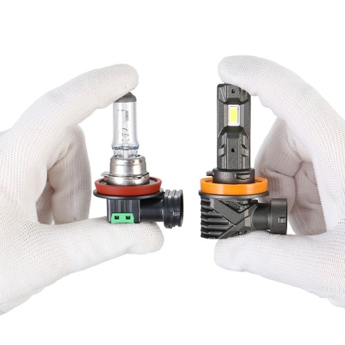 AUXBEAM 9005 9006 H11 LED Headlight Bulb High Low Beam 6500K White 90W 25000LM - Picture 9 of 18