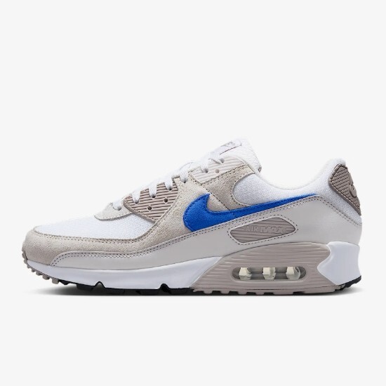 Кроссовки Nike Air Max 90 Белый/Серый/Синий (DM0029-110) Доставлены в кратчайшие сроки