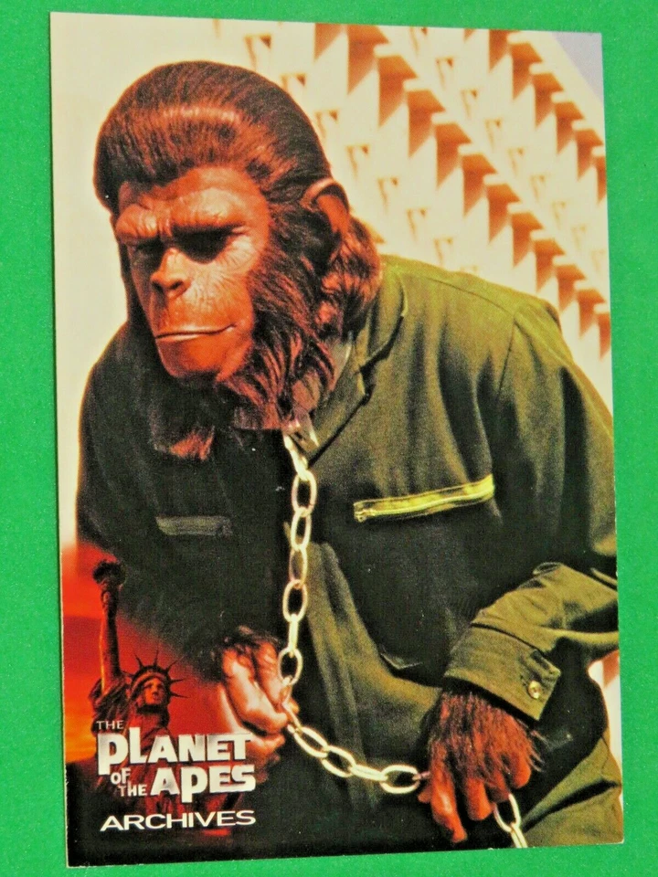 1999 THE PLANET OF THE APES ARCHIVES PROMO 3 Card Set #SFX-1 UK P1 P2 - Image 4 of 4