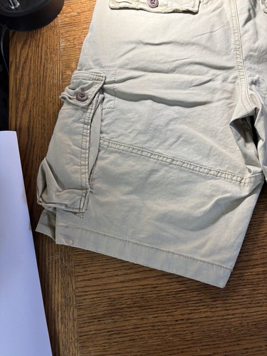 Men's NWT American Eagle Flex Lived In Cargo Short, beige, size 31, 10" inseam - Picture 16 of 17