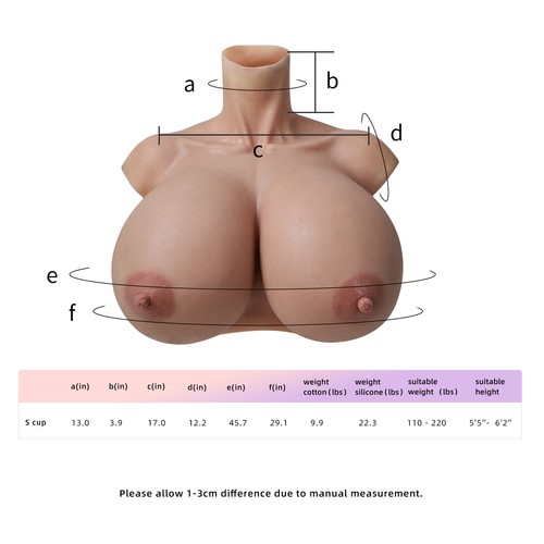 Enorme forma de pecho de silicona Roanyer para travesti boobs falsos - Imagen 5 de 15