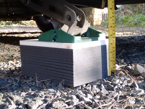 Heavy duty foam (set of 4) RE-USABLE BLOCKS floor/weight/boat/shed/canoe/safety/ - Picture 4 of 10