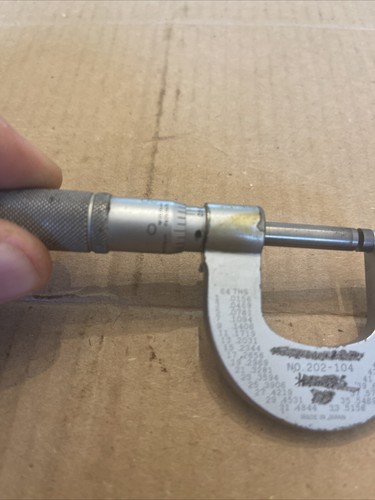 Motto to Micrometer 0-1” No 202-104 - Picture 7 of 8