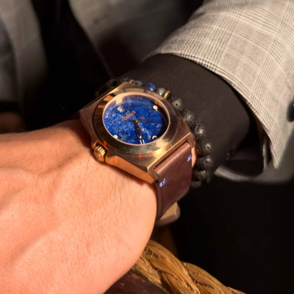 Core Timepieces STONED COLLECTION LAPIS LAZULI | Blue Dial Wristwatch BRZL001 - Image 2 of 3