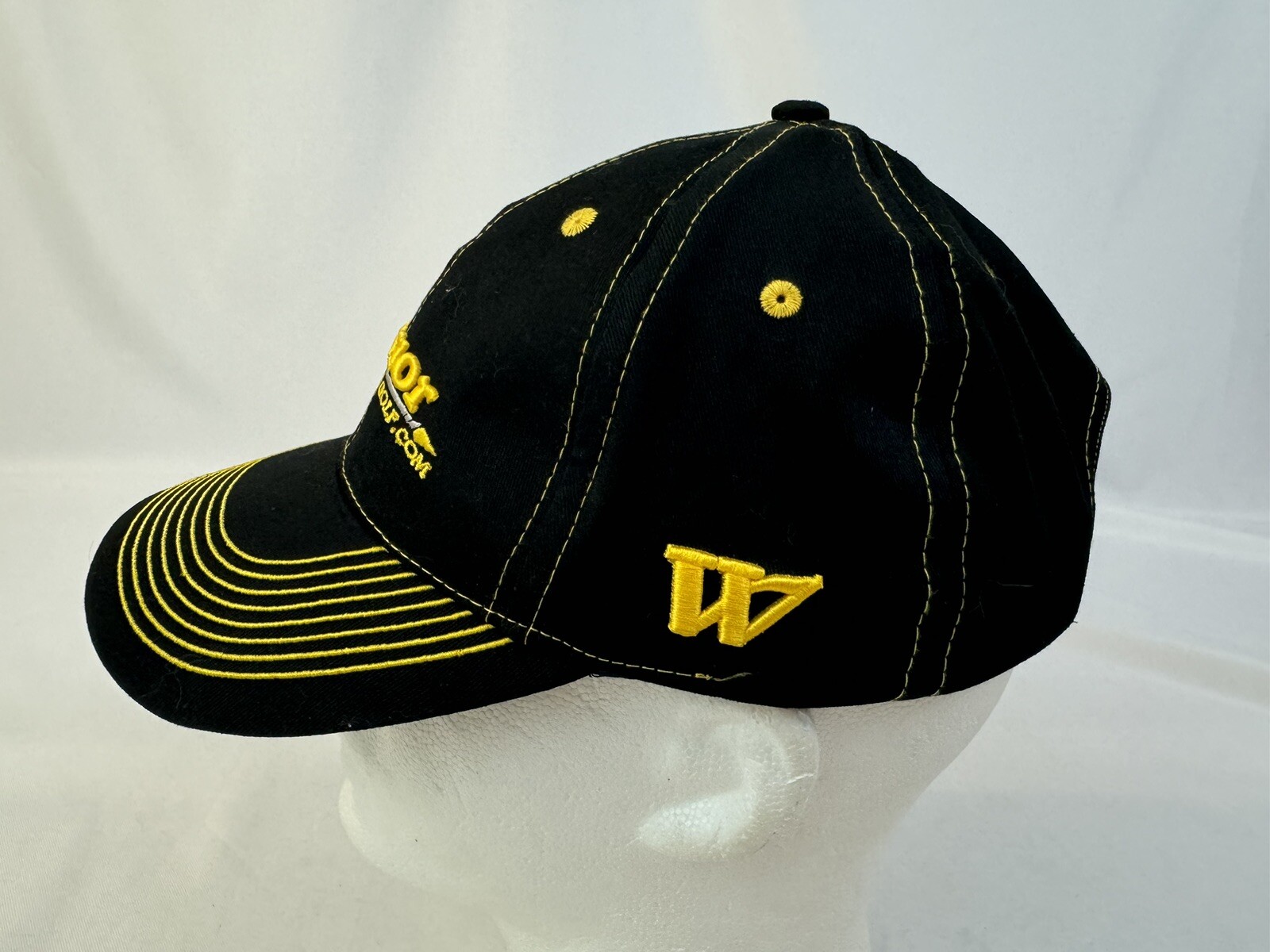 Warrior Custom Golf Hat Adjustable Strapback Blac… - image 3