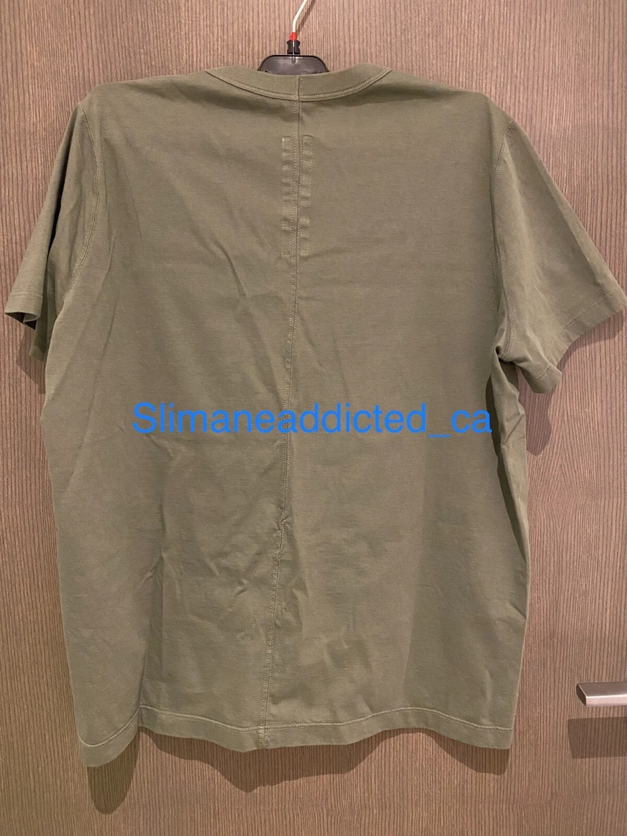 RICK OWENS SS23 EDFU Short Level T Tee Moss size M Tee RO Ramones