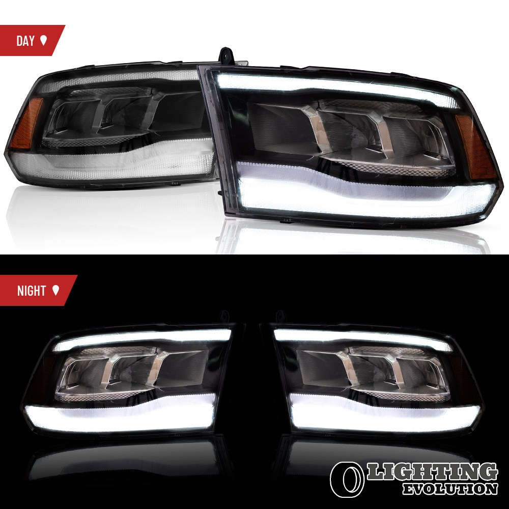 LED Headlights For 2009-2018 Dodge RAM 1500 2500 3500/1500 Classic 2019-2021