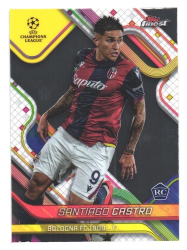 2024-25 Topps UCC Finest Bologna FC Santiago Castro RC - 第 1/2 張圖片