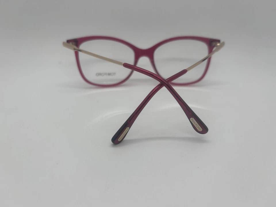 NOVO TOM FORD TF5510 081 Óculos Vermelho Violeta 52-17-140mm SEM ESTOJO - Imagem 4 de 4